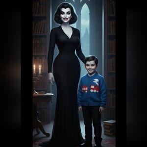 Vintage 50s Childs Train Sweater